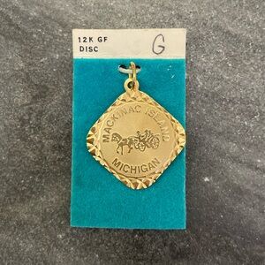 Vintage 12 KT Gold Filled Mackinac Island Charm